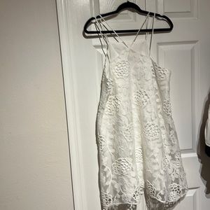 Beautiful summer dress lace white size large